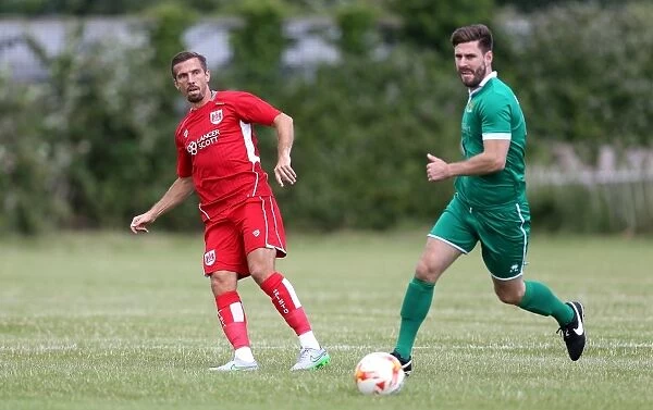 Bristol City's Gary O'Neil in Action against Hengrove Athletic (2016)