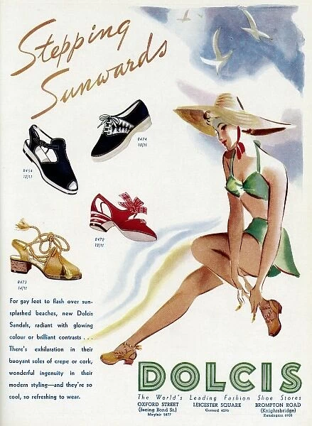Advert for Dolcis shoes 1939