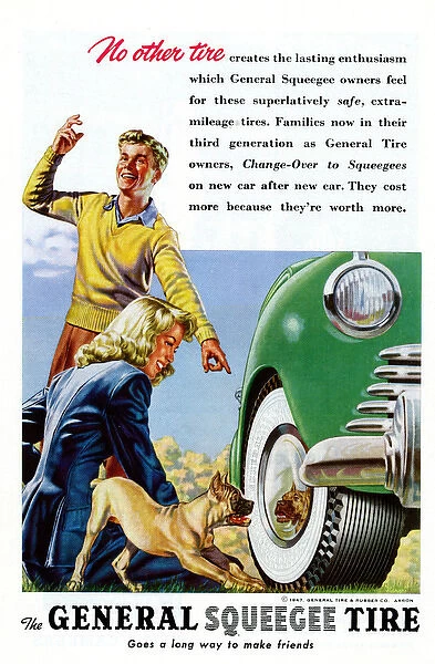 Advertisement, General Squeegee Tire
