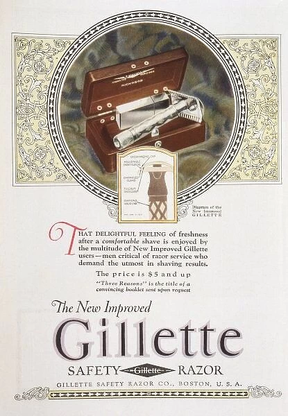 Advert  /  Gillette Razor