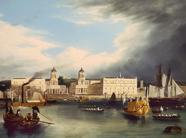 The Admirals Regatta, Greenwich, by Robert Havell