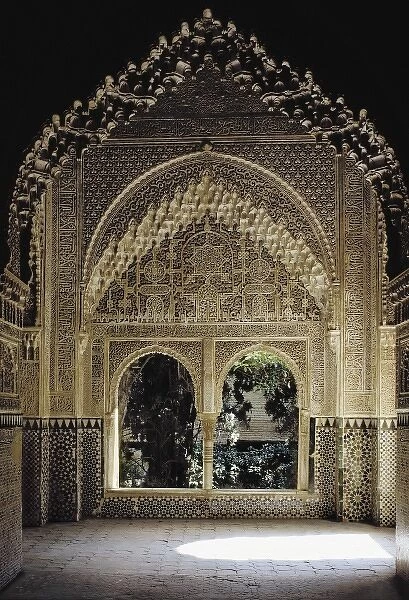 Alhambra. SPAIN. Granada. Alhambra. Mirador de