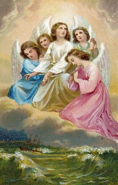 Angels over Stormy Sea