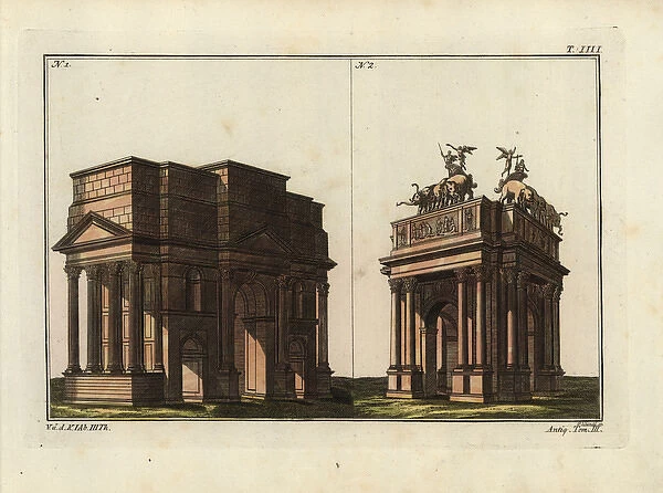 Arches of Triumph of Gauis Marius and of Domitian