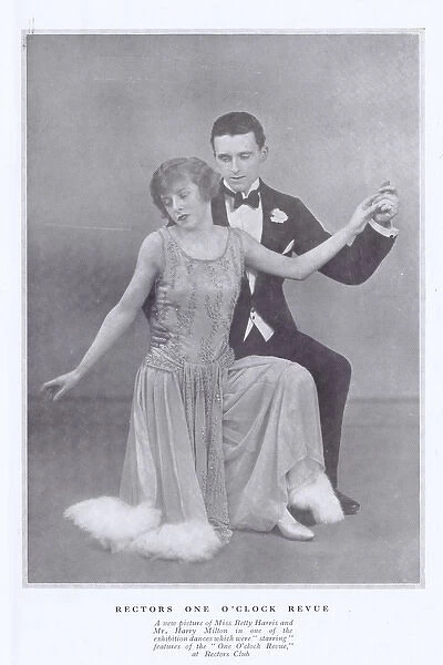 Betty Harris and Harry Milton in the cabaret show One O Cloc