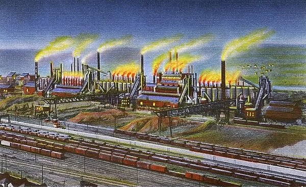 Blast Furnaces, Jones and Laughlin Steel Company, USA
