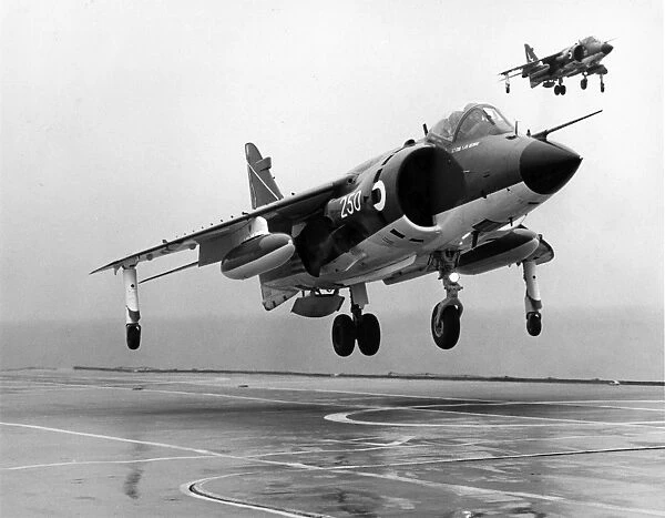 Two British Aerospace Sea Harriers