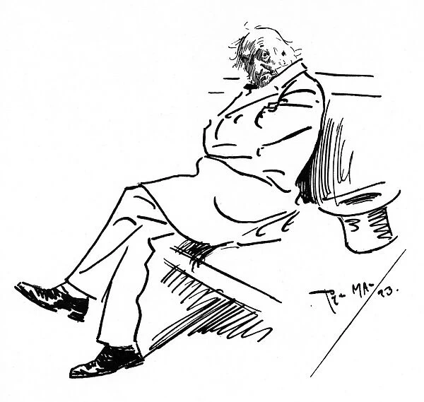 Caricature of William Ewart Gladstone by Phil May