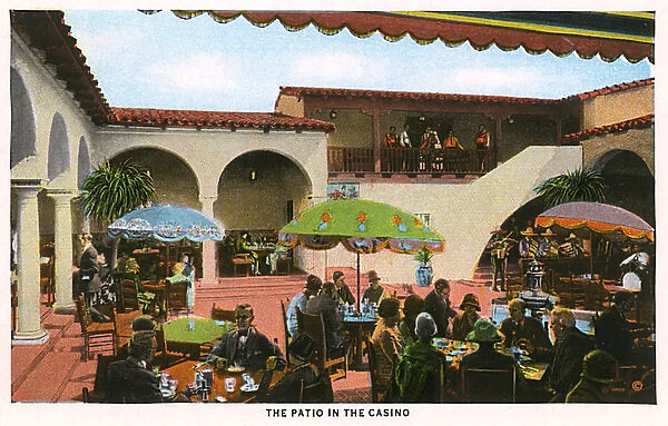 Casino patio, Agua Caliente, Tijuana, Mexico