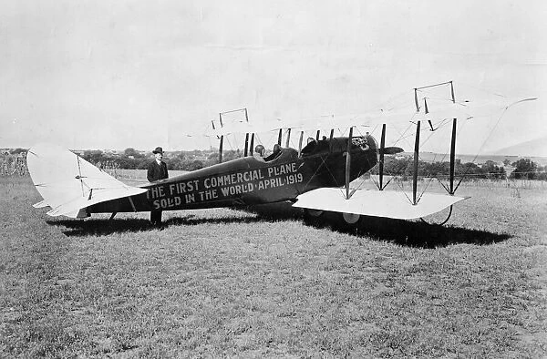 A civilianised Curtiss JN-6 - Jenny