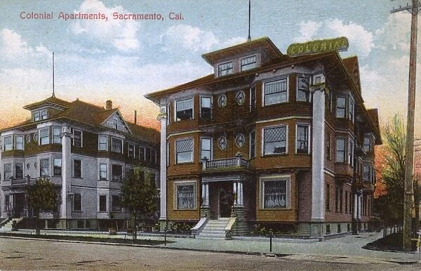 Colonial Apartments, Sacramento, California, USA