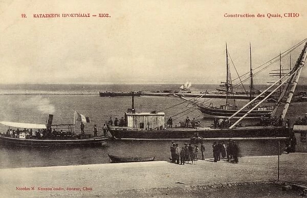 The Construction of the Quay, Chios Town