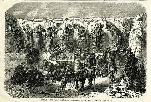 Crimean War, inside a French rifle pit