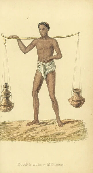 Doodhwala or Indian milkman