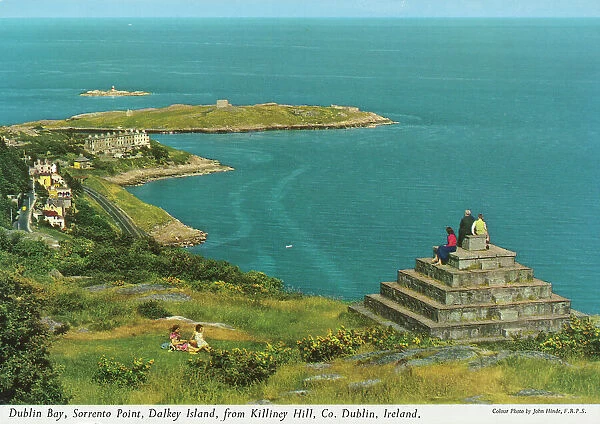 Dublin Bay, Sorrento Point, Dalkey Island from Killiney Hill