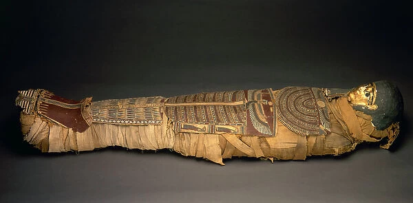 Egyptian mummy. National Archaeology Museum. Madrid. Spain