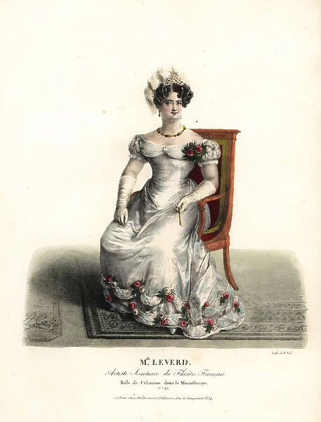Emilie Leverd as Celimene in Le Misanthrope, 1808