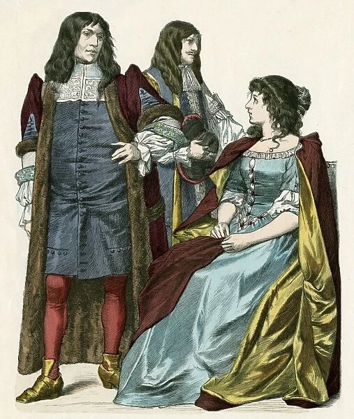 English Costume 1675-80