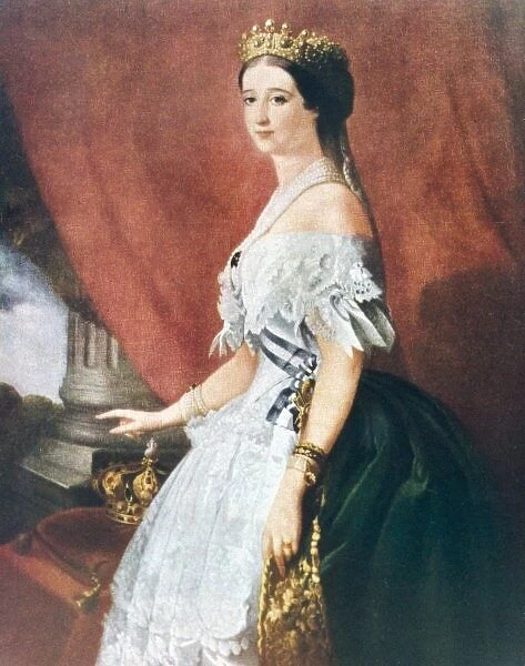 EUGENIE. EUGENIA MARIA DE MONTIJO DE GUZMAN Wife of Napoleon III and Empress of France