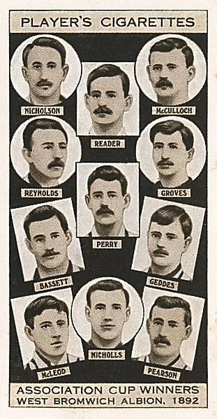 FA Cup winners - West Bromwich Albion, 1892