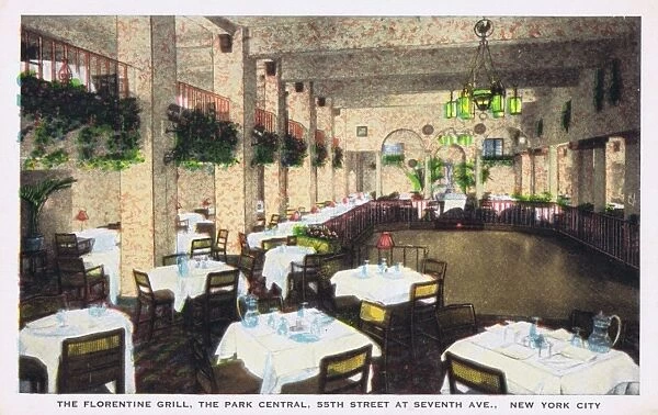 The Florentine Grill in the Park Central Hotel, New York, 19