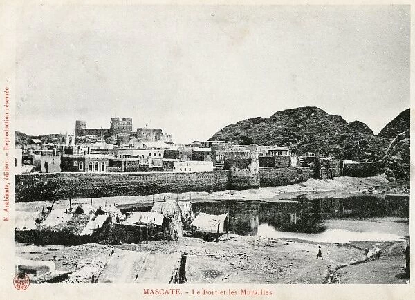 Fort Jalali and city walls, Muscat, Oman