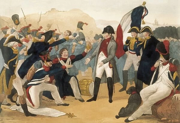 France (1815). Napoleon returning from the Elba