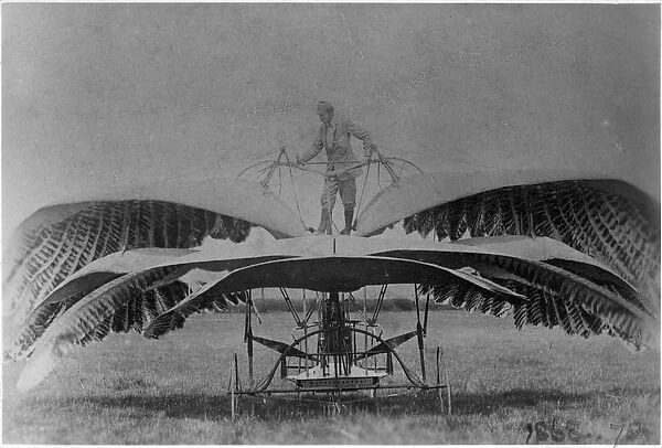 Frost Quadriplane with a 5hp engine 1877