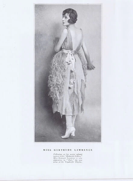 Gertrude Lawrence appearing in Rats at the Vaudeville Theatr