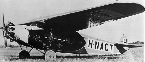 H-NACT was KLMs first Fokker FVIIa