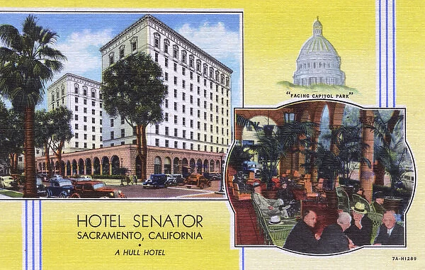Hotel Senator, Sacramento, California, USA