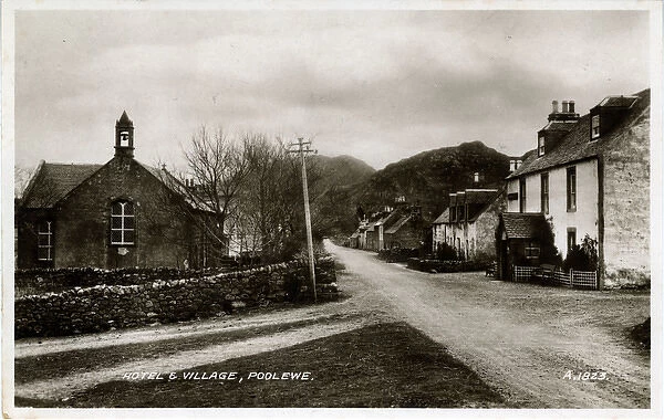 Hotel & Village, Poolewe, Loch Ewe, Highland (Scotland)
