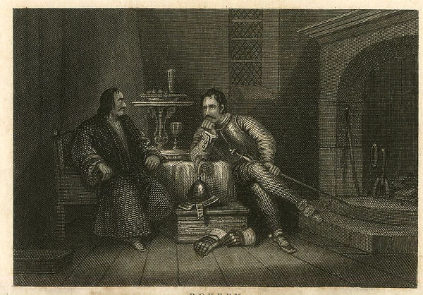Illustration to Rokeby, narrative poem by Sir Walter Scott