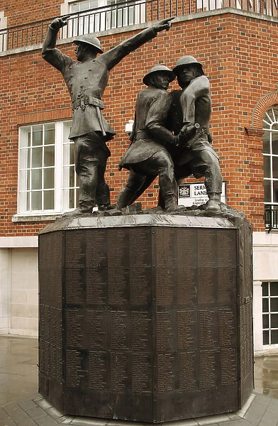 John William Mills (b. 1933). English sculptor. Blitz (1991)