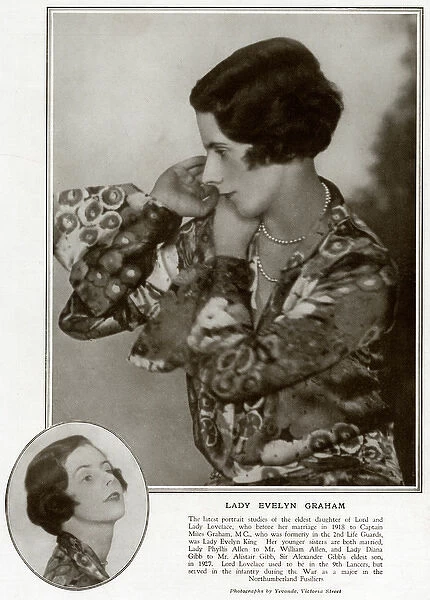 Lady Evelyn Graham by Madame Yevonde