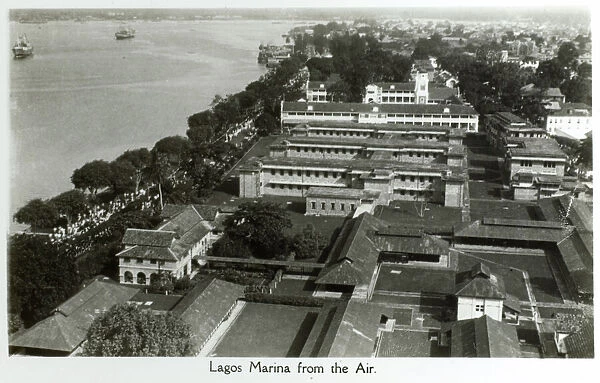 Lagos, Nigeria - The Marina from the air