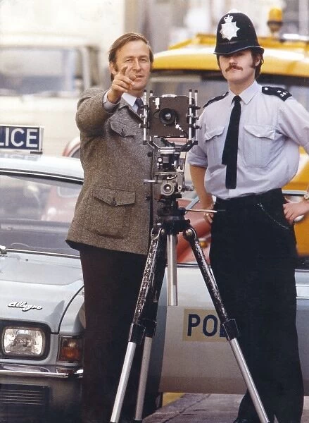 Metropolitan police photographer at work