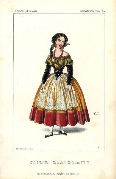Mme Mallet as Bertha in le Billet de Marguerite