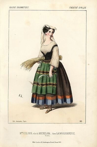 Mme Marguerite Ugalde as La Tonelli at the Opera Comique