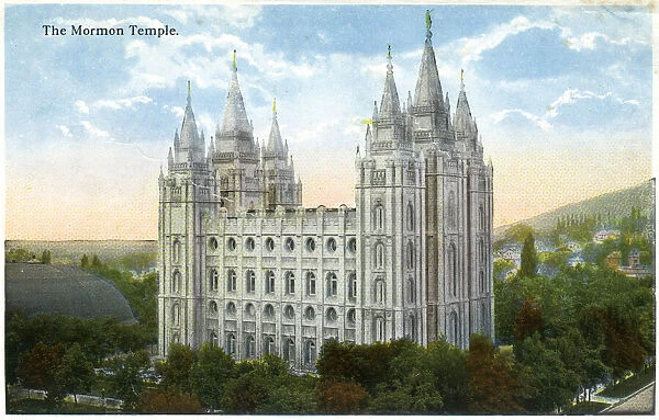 Mormon Temple, Salt Lake City, Utah, USA