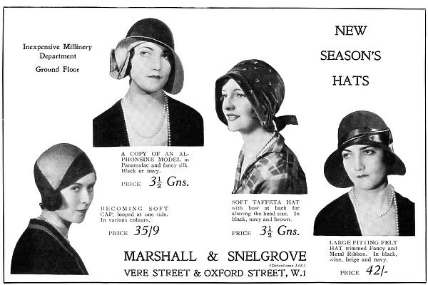 New Seasons Hats from Marshall and Snelgrove