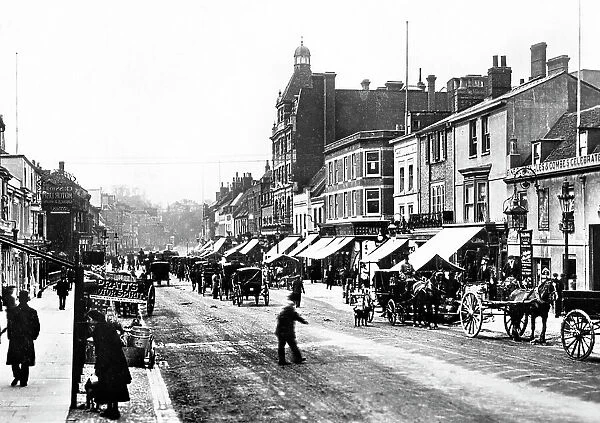 Newmarket High Street early 1900s