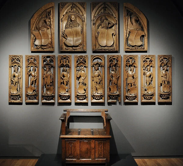 Panels from an organ case (Church of St Vitus) by Jan Eerste