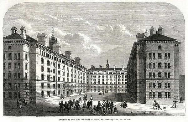 Peabody Square, Islington 1867
