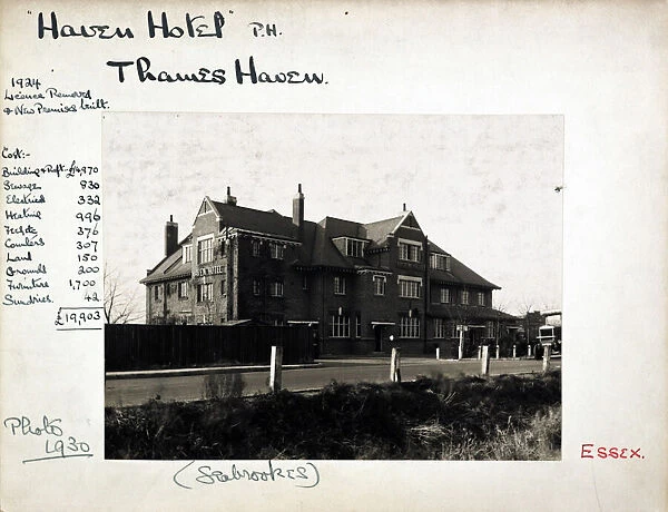 Photograph of Haven Hotel, Thames Haven, Essex