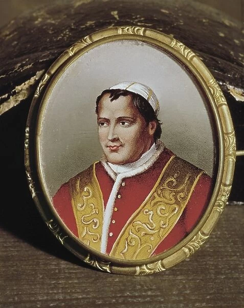 PIUS IX (1792-1878). Pope (1198-1216). Litography