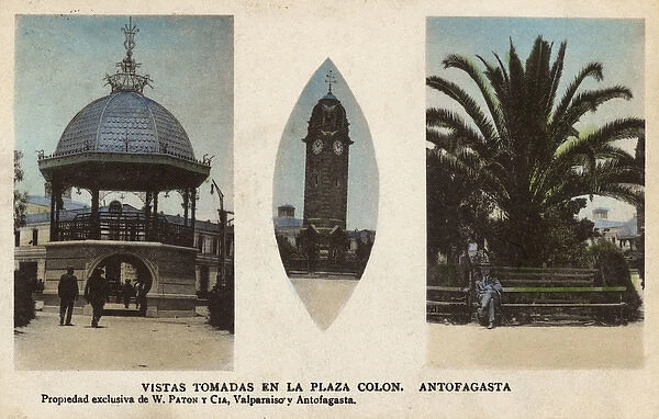 Plaza Colon, Antofagasta, Chile, South America