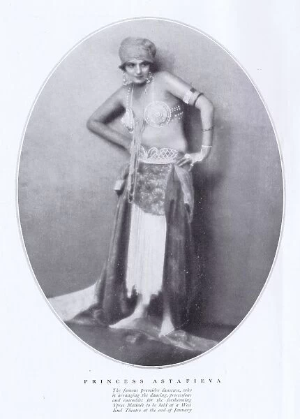 Princess Astafieva, the famous Russian premiere danseuse