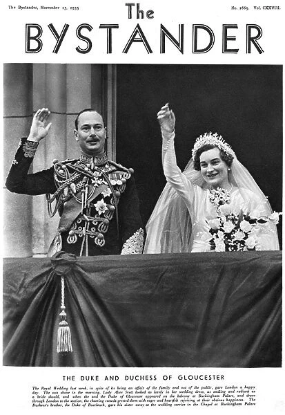 Royal Wedding 1935 -- Duke and Duchess of Gloucester