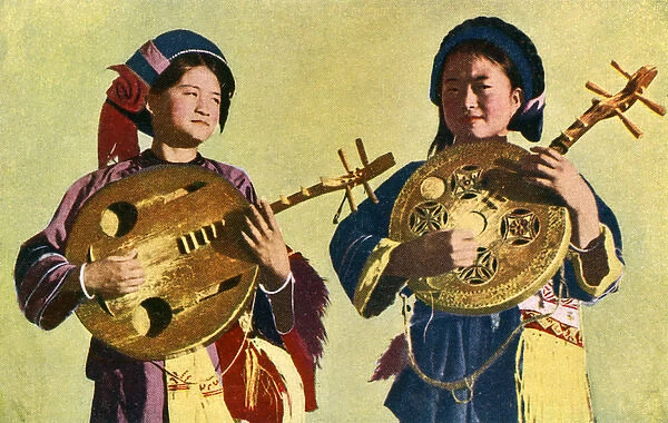 Two Sani women, Yunnan Province, south west China